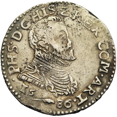 ½ Ecu - Philip II ART front