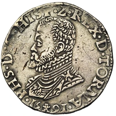 ½ Ecu "Philippe" - Philip II Bust left front