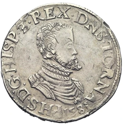 ½ Ecu "Philippe" - Philip II Bust right front