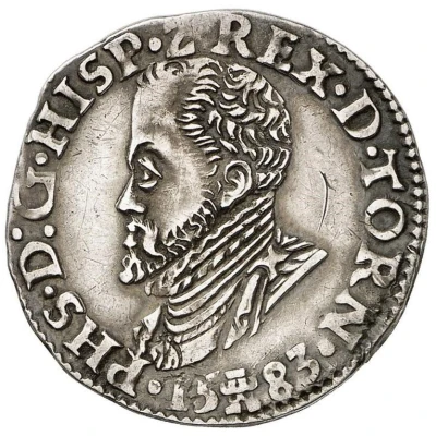 ⅒ Ecu Philippe - Philip II front