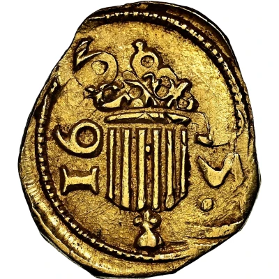 ½ Escudo - Charles II front