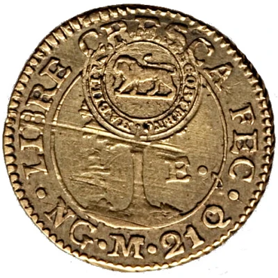 ½ Escudo Type VII Counterstamp ND back