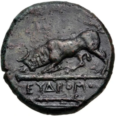 Æ - Eudromo... 300 BC - 290 BC back