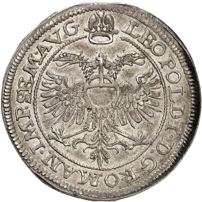 ½ Florin or Thaler - Leopold I back