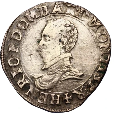 ½ Franc - Henry II front