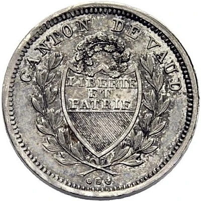 ¼ Franc front