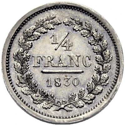 ¼ Franc back