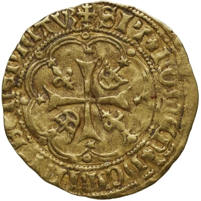 ½ Gold Ecu - John II ND back