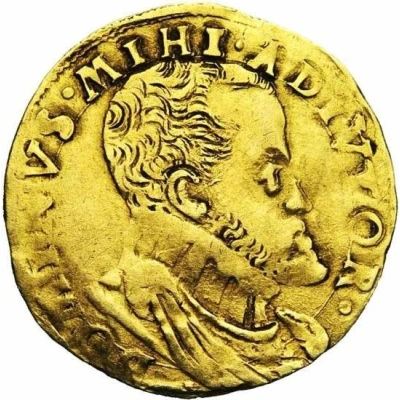 ½ Gold Real - Philip II Third type, bust right ND front