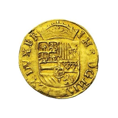 ½ Gold Real - Philip II back