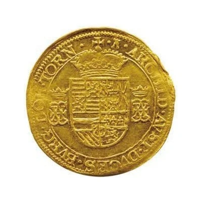 ½ Gold Sovereign - Albert and Isabella ND back