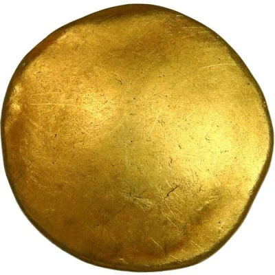 ½ Gold Stater uniface 80 BC - 50 BC back