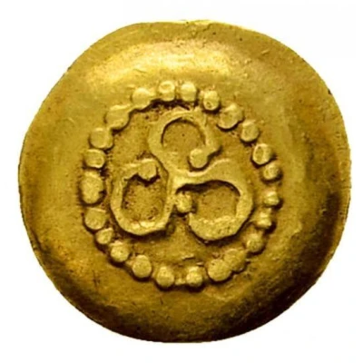 ¼ Gold Stater with Triskeles 150 BC - 100 BC front