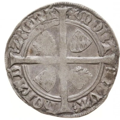 ½ Groat ½ Lion - William VI ND back