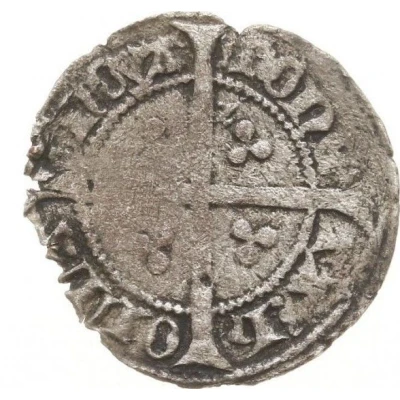 ¼ Groat - Albert of Bavaria Helmet, shield ND back