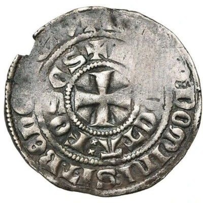 ½ Groat - Hugh of Chalons Fosses ND back