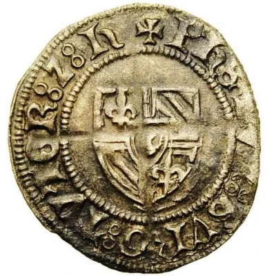 ¼ Groat - Jacqueline and Philip the Good as Regent ND front