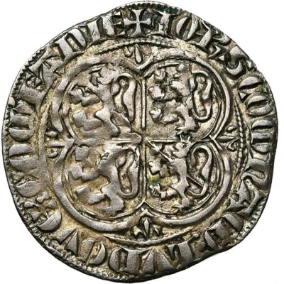 ½ Groat - John I quadrilobe ND front