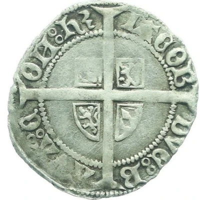 ½ Groat "Kromstaart" - Jacqueline and Philip the Good as Regent ND back