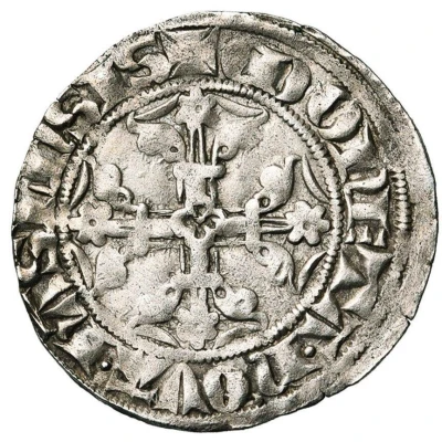 ⅔ Groat "Volant" - Louis IV ND back