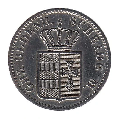 ½ Groschen - Peter II front