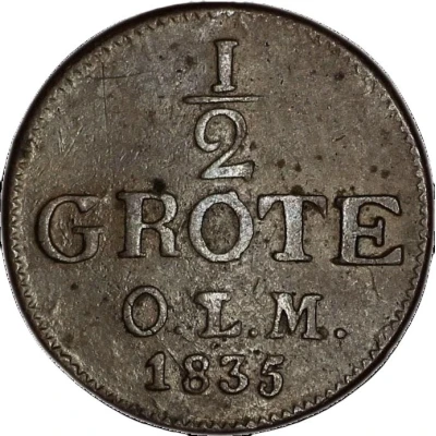 ½ Grote - Paul Frederick August back