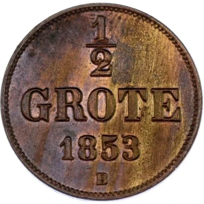 ½ Grote - Peter II back