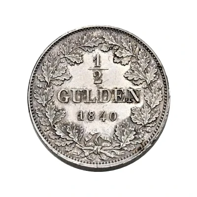 ½ Gulden - Charles Piedfort back