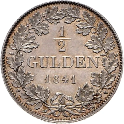 ½ Gulden - Frederick William Constantin back