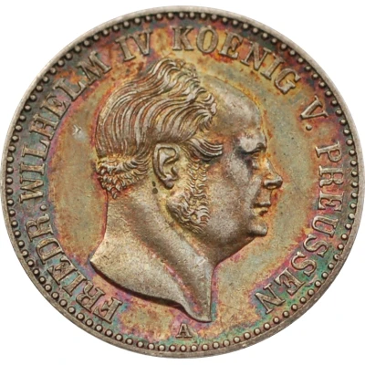 ½ Gulden - Frederick William IV front