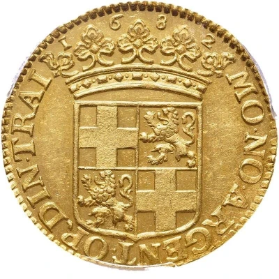 ½ Gulden Gold pattern front