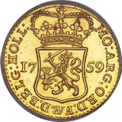 ¼ Gulden Gold front