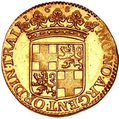 ½ Gulden Gold front