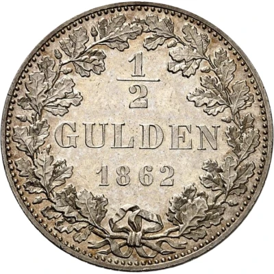 ½ Gulden back