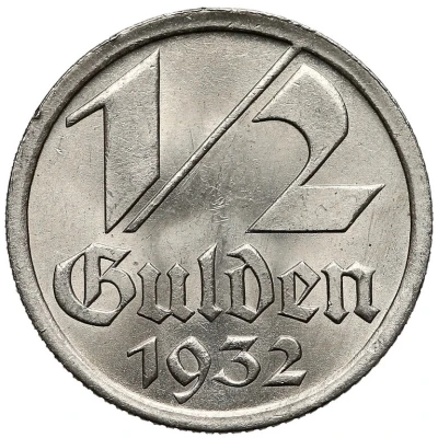 ½ Gulden back