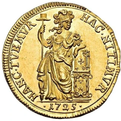 ½ Gulden back