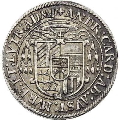 ½ Guldenthaler - Andreas of Austria ND front