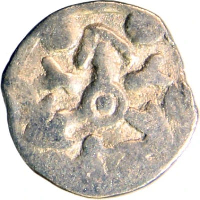 ½ Karshapana - Kuru Janapada 450 BC - 350 BC back