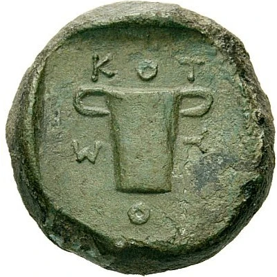 Æ - Kotys Type II; KOT Y O 383 BC - 359 BC back