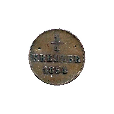 ¼ Kreuzer - Bernhard II back