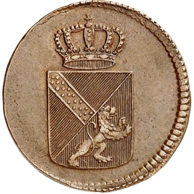 ½ Kreuzer - Charles I Frederick front