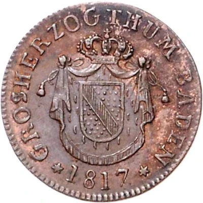 ½ Kreuzer - Charles II Louis Frederick front