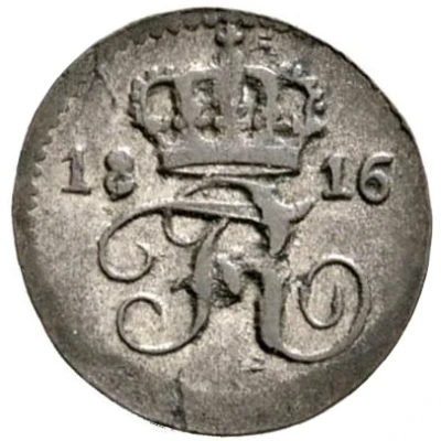 ½ Kreuzer - Frederick I front