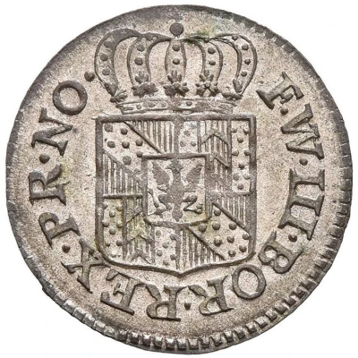 ½ Kreuzer - Frederick William III front