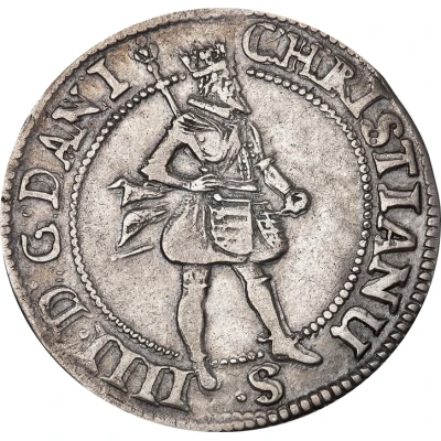 ½ Krone - Christian IV front