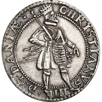 ½ Krone - Christian IV front