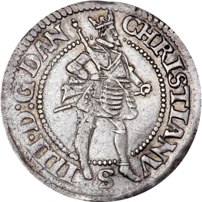 ¼ Krone - Christian IV front