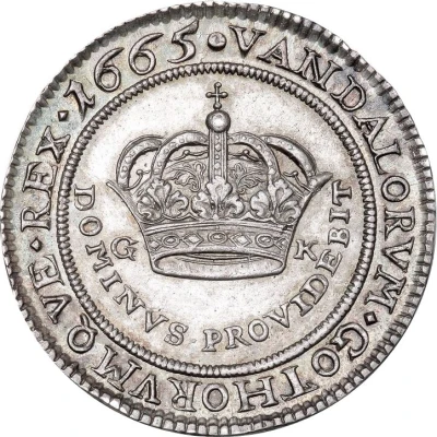 ½ Krone "Pumphosekrone" - Frederik III back