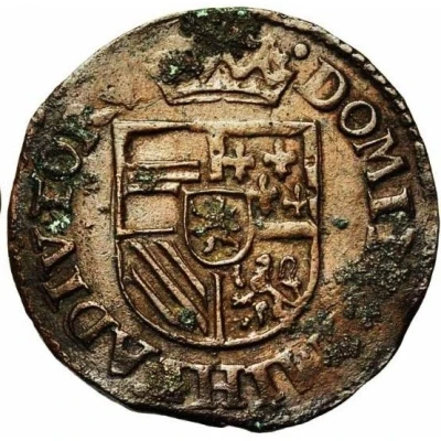 ½ Liard "Gigot" - Philip II Antwerp back