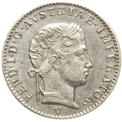 ¼ Lira - Ferdinand I front